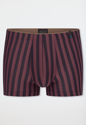 Bruine gestreepte korte broek - Long Life Soft