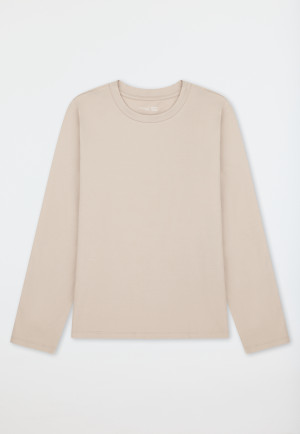 Shirt met lange mouwen, bright taupe - Mix+ Relax