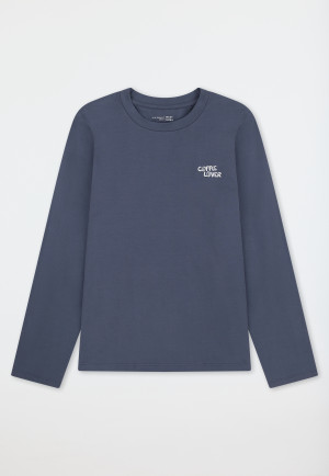 Shirt met lange mouwen, blauwgrijs - Mix+ Relax