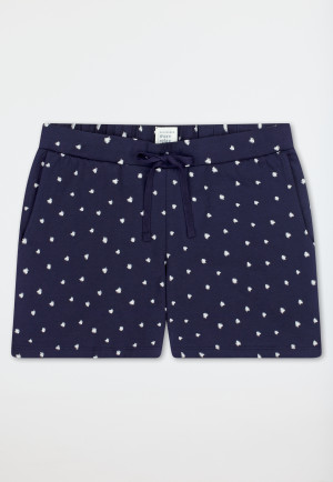 Broek korte stippen donkerblauw - Mix+ Relax