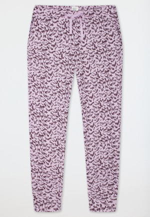 Langere broek met elastische manchetten en veren, multicolor - Mix+ Relax