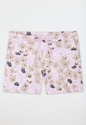 Pantaloni brevi a fiori multicolori - Mix+Relax