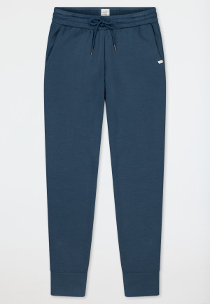 Langere broek met dubbelzijdige manchetten, diepblauw - Mix+ Relax