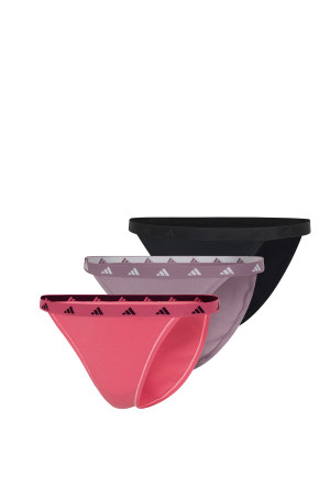 Slip 3er-Pack Pink/Lila/Schwarz - ADIDAS