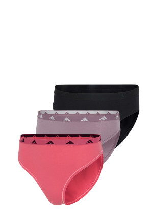 Slip lot de 3 Rose Noir/Fuchsia/Lilas - ADIDAS