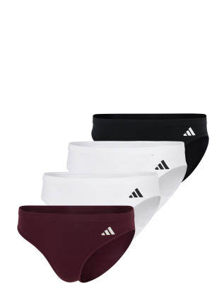 Briefs 4-pack Bordeaux/White/Black - ADIDAS