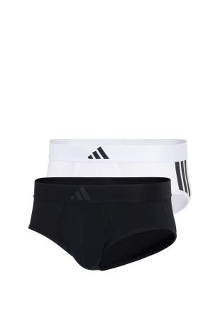 Slip 2er-Pack Schwarz/Weiss - ADIDAS