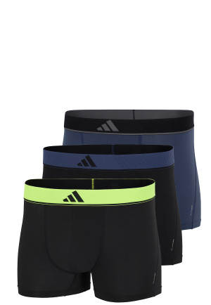 Boxer briefs long 3-pack Blue/Black - ADIDAS