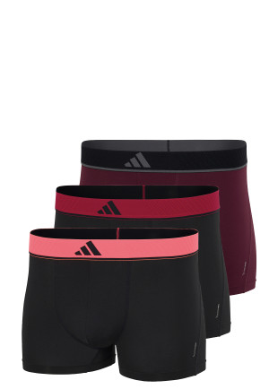 Boxer briefs 3-pack Black/Bordeaux - ADIDAS