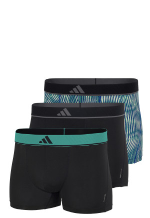 Boxer briefs 3-pack Black/Petrol - ADIDAS