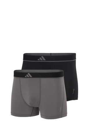 Boxer aderenti 2-pack Nero/Grigio - ADIDAS