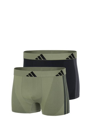 Aansluitende boxershorts 2-pack Groen/Zwart - ADIDAS