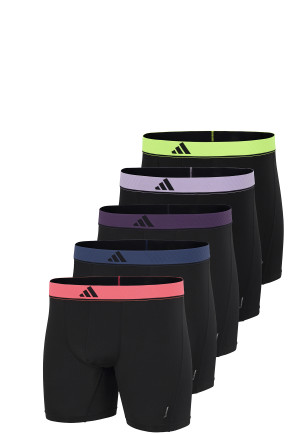 Enge Boxershorts 5er-Pack Schwarz - ADIDAS