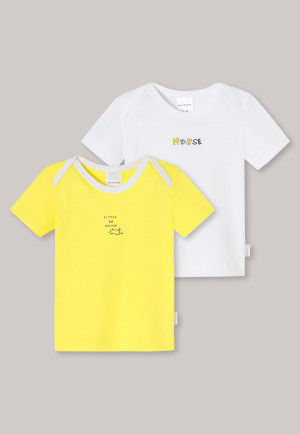80 2er Pack Sortiert 1 901 Schiesser Unisex Baby Multipack 2pack Shirts 1//1 Schlafanzugoberteil Mehrfarbig Herstellergr/ö/ße: 080