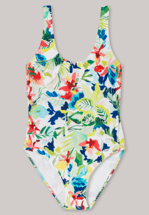 Badeanzug Blumenprint mehrfarbig - Mix & Match Nautical