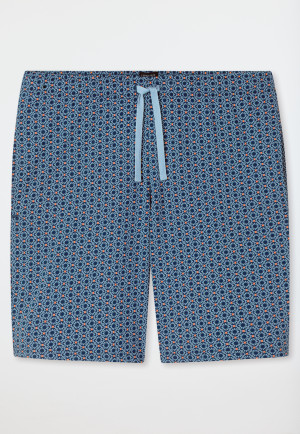 Bermuda pacific blue gemustert - Mix+Relax