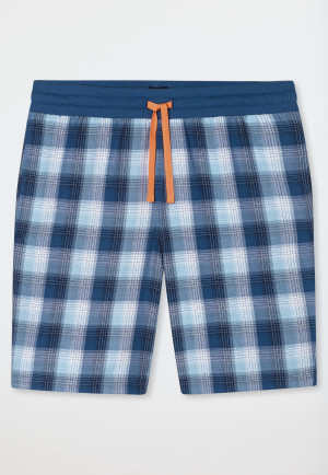 Bermuda Webware pacific blue kariert - Mix+Relax