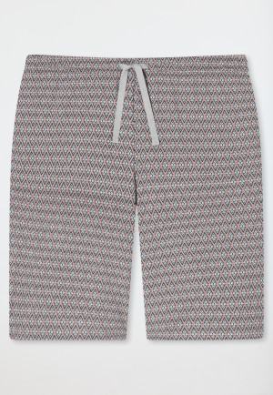 Bermuda shorts Organic Cotton grapefruit patterned - Mix+Relax