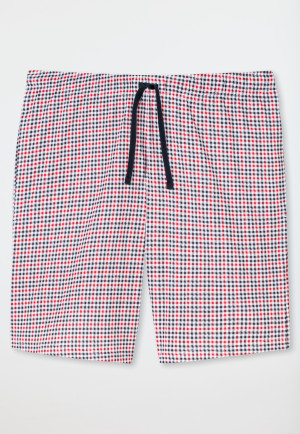 Bermudashorts Organic Cotton kariert rot - Mix+Relax