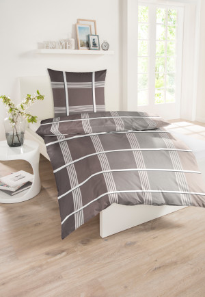 Parure de lit, 2 pièces, en tissu résistant à motifs multicolores - SCHIESSER HOME