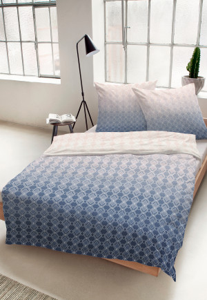 Biancheria da letto composta da 2 pezzi in raso, fantasia con rose - SCHIESSER Home