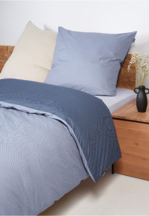 Set di biancheria da letto due pezzi Renforcé blu - SCHIESSER Home