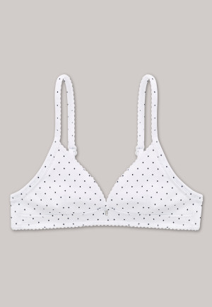 Soutien-gorge blanc à pois - Original Classics