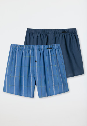 Boxershorts 2-pack woven uni checked multicolore - Boxershorts Multipacks