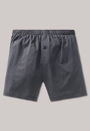 Boxershort antraciet-wit - Ebony