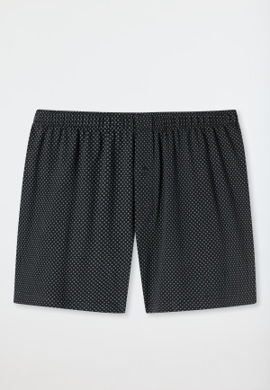 Boxershort jersey zwart met patroon - Cotton Casuals