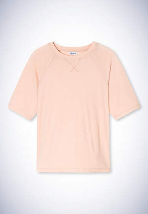 Boxy T-shirt zalm - Revival Carla