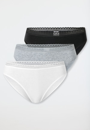 Braziliaanse set van 3 kanten meerkleurig - Modern Multipacks