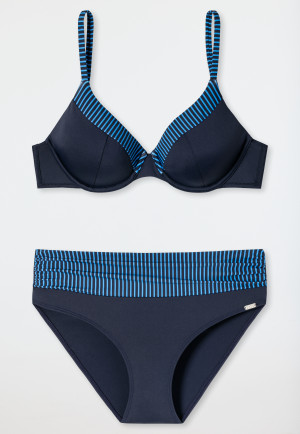 Bügel-Bikini verstellbare Träger Midi-Slip aquarium - Ocean Dive
