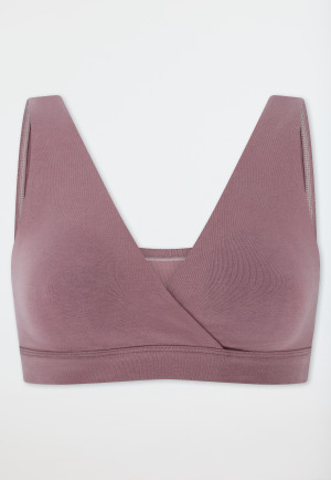Pregnancy bustier mauve - Unique Maternity