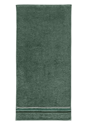 Drap de douche Skyline Color 70x140 vert foncé - SCHIESSER Home