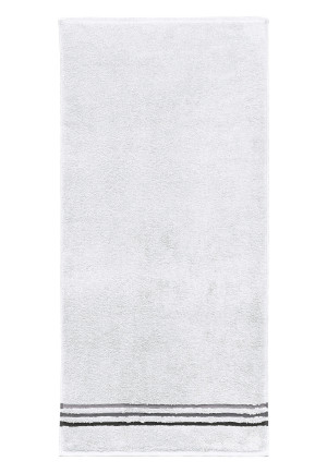 Drap de douche Skyline Color 70x140 blanc - SCHIESSER Home