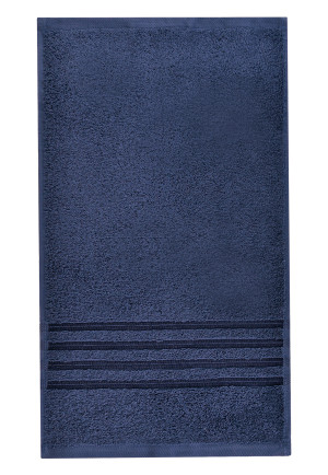 Asciugamano per ospiti Milano 30x50 blu marino - SCHIESSER Home