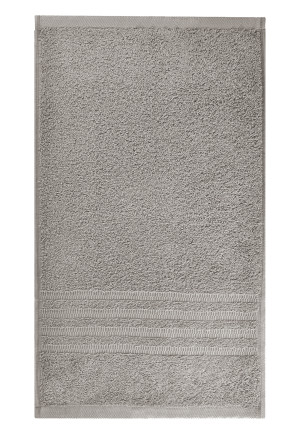 Guest towel Milano 30x50 silver- SCHIESSER Home