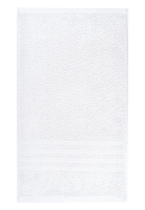 Serviette invités Milano 30x50 blanc - SCHIESSER Home