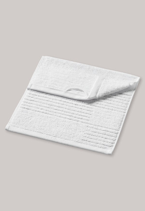 Asciugamano per ospiti con superficie strutturata 30x50 bianco - SCHIESSER Home