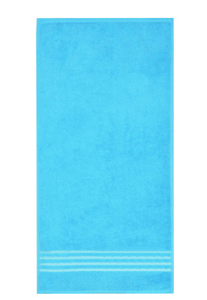 Asciugamano modello Milano 50 x 100, turchese - SCHIESSER Home