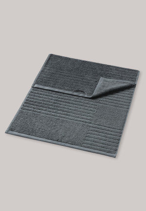 towel textured anthracite 50 x 100 - Home