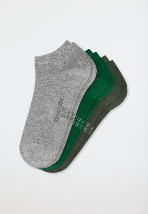 Herrensneaker Socken 3er-Pack Organic Cotton mehrfarbig - 95/5