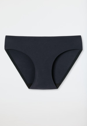 Culotte Hip-Rio tissu micro noir - Invisible Soft