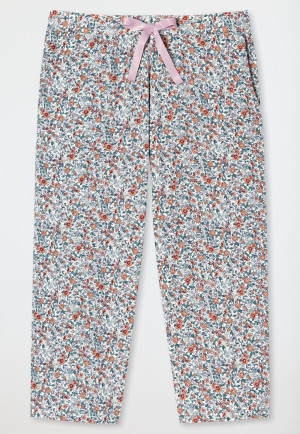 Pantalone a 3/4 in modal con stampa floreale multicolore - Mix+Relax