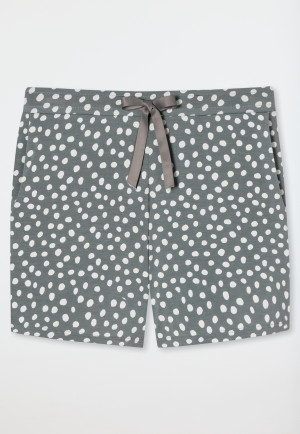 Hose kurz Modal Punkte jade - Mix+Relax