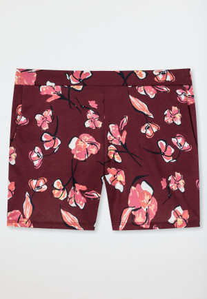 Pants short modal pockets floral print multicolored - Mix & Relax
