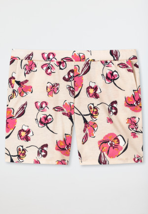 Pants short modal pockets floral print sahara - Mix & Relax