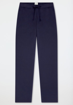 Lange diepblauwe broek - Mix+ Relax