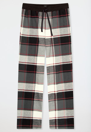 Pants long flannel checks multicolor - Mix+Relax